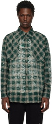 Andersson Bell Green & Beige Wasser Shirt