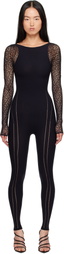 Wolford Black W Net Jumpsuit