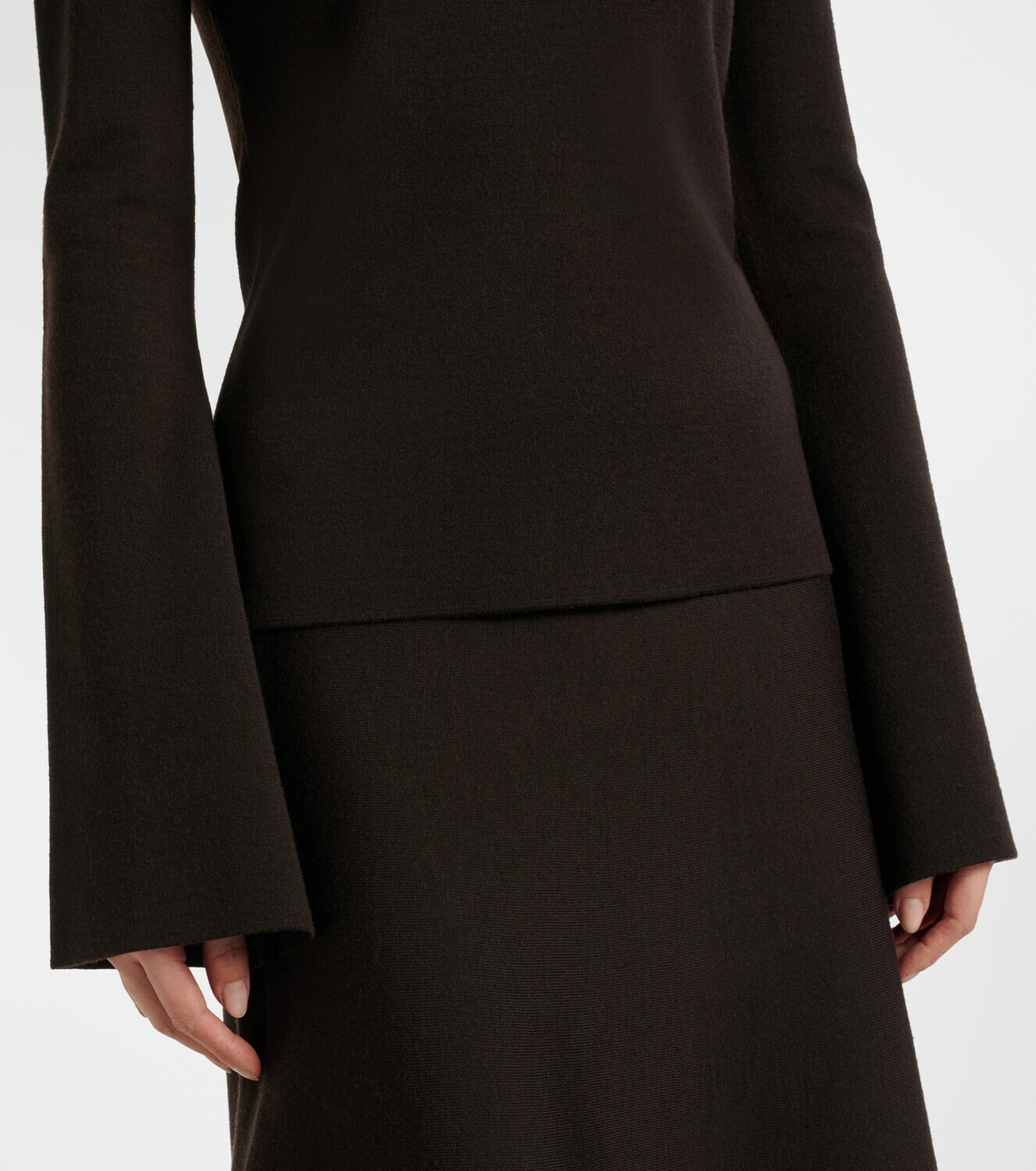 Gabriela Hearst Wool, silk, and cashmere top