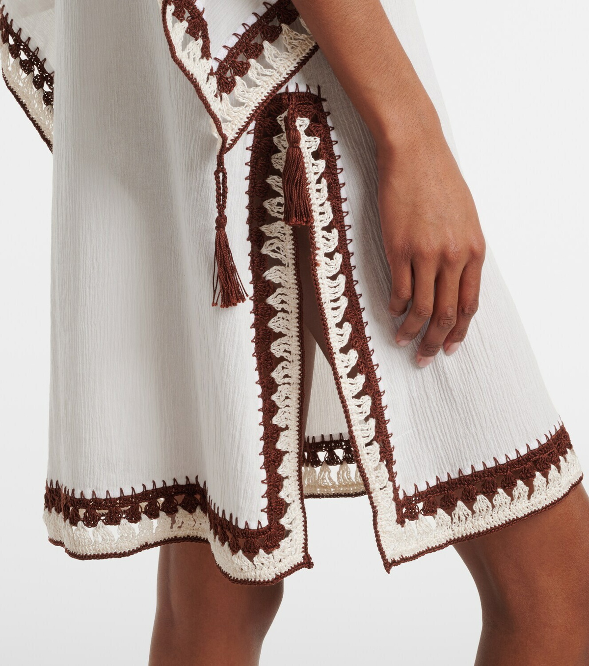 Anna Kosturova Crochet cotton kaftan