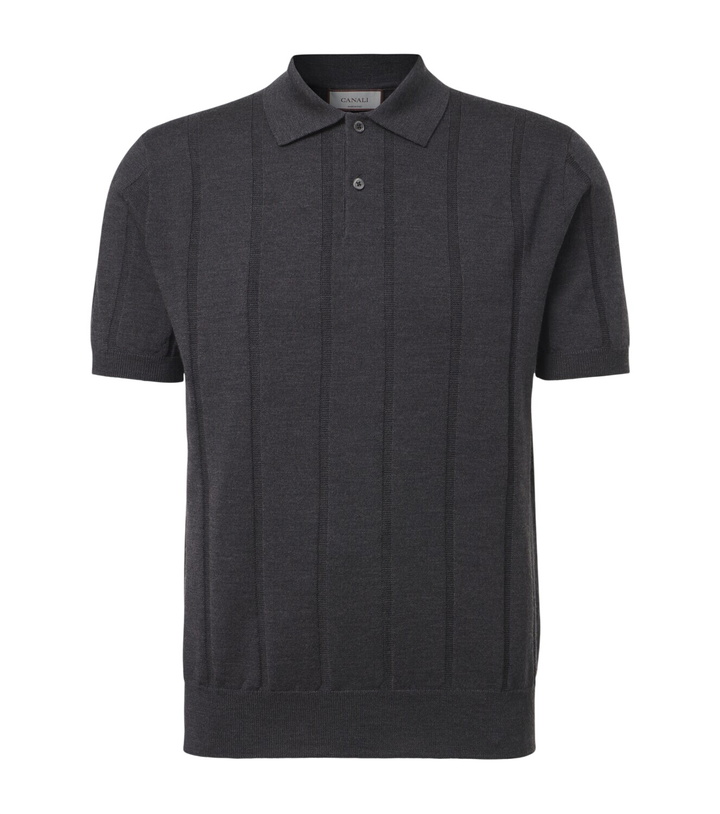 Photo: Canali Virgin wool polo sweater