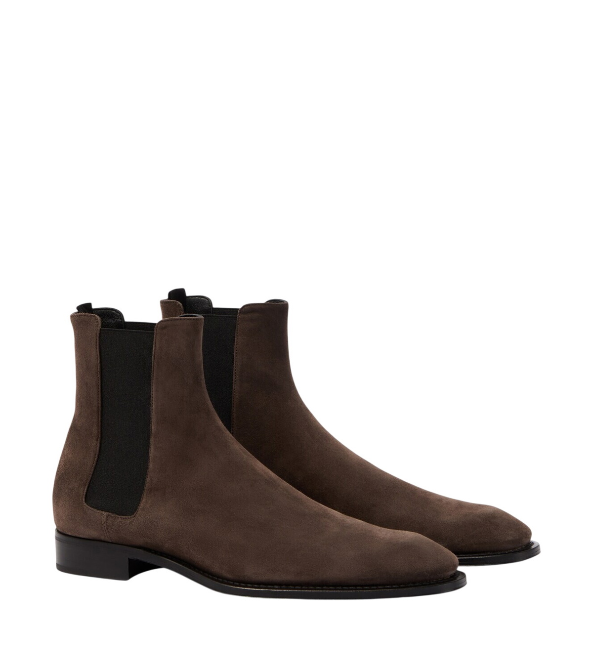 Saint Laurent Black Wyatt Zip Boots Saint Laurent