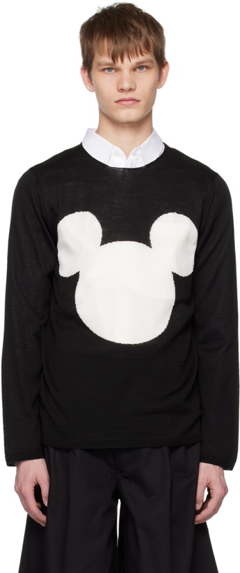 Photo: Comme des Garçons Shirt Black Disney Edition Sweater
