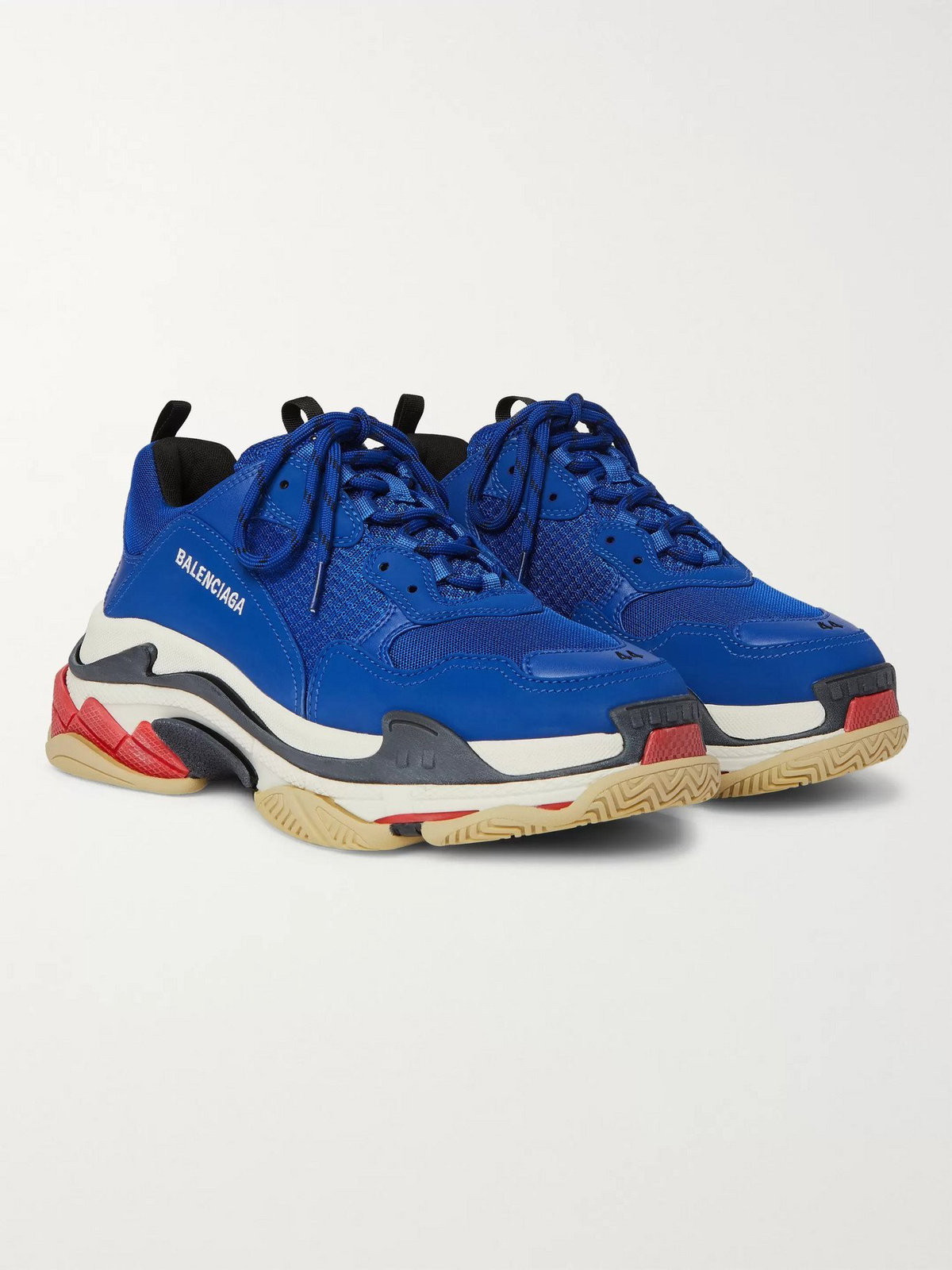 Balenciaga triple s blue and red best sale