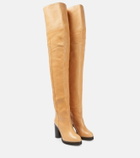 Isabel Marant - Lurna leather over-the-knee boots
