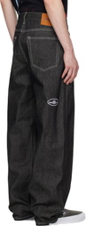 Awake NY Black Five Pocket 100 Jeans