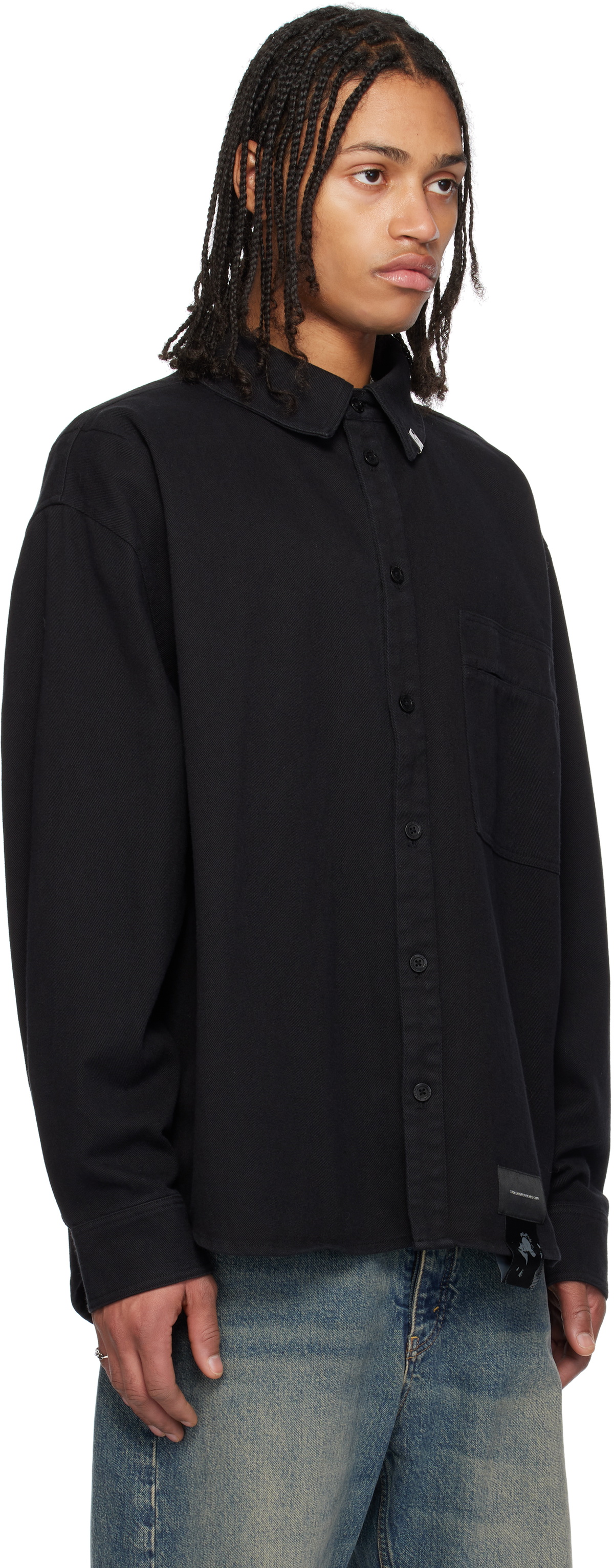 Stolen Girlfriends Club Black Steelcap Cargo Shirt