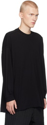 Jan-Jan Van Essche Black O-Project Cotton Wool T-shirt