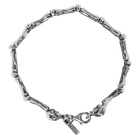 Emanuele Bicocchi Silver Bone Bracelet