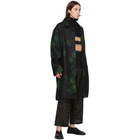 Davi Paris Black Hydrangea Coat