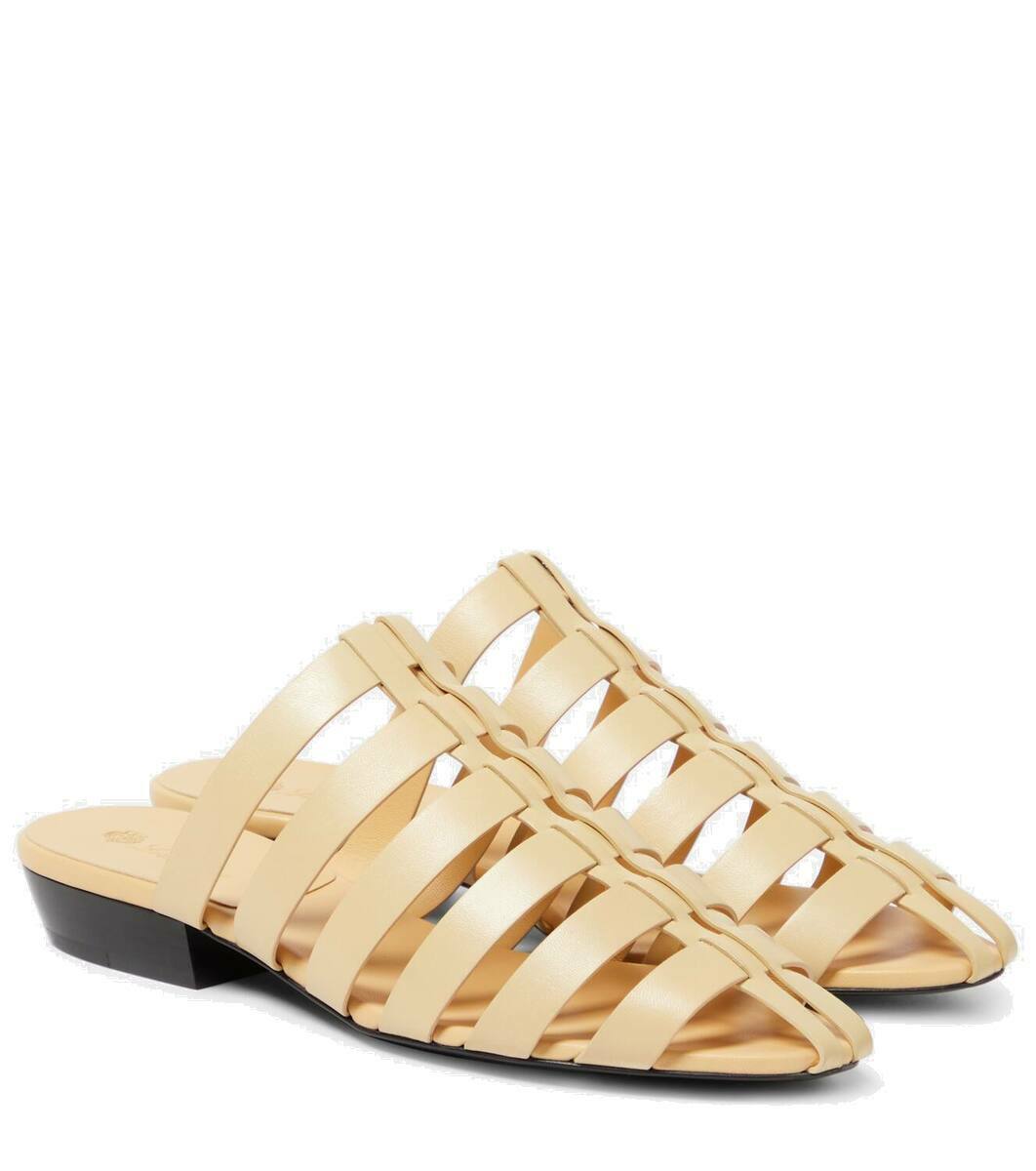 Loro Piana Kaede leather sandals Loro Piana