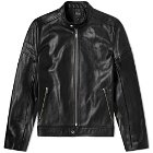A.P.C. Coffee Racer Leather Jacket