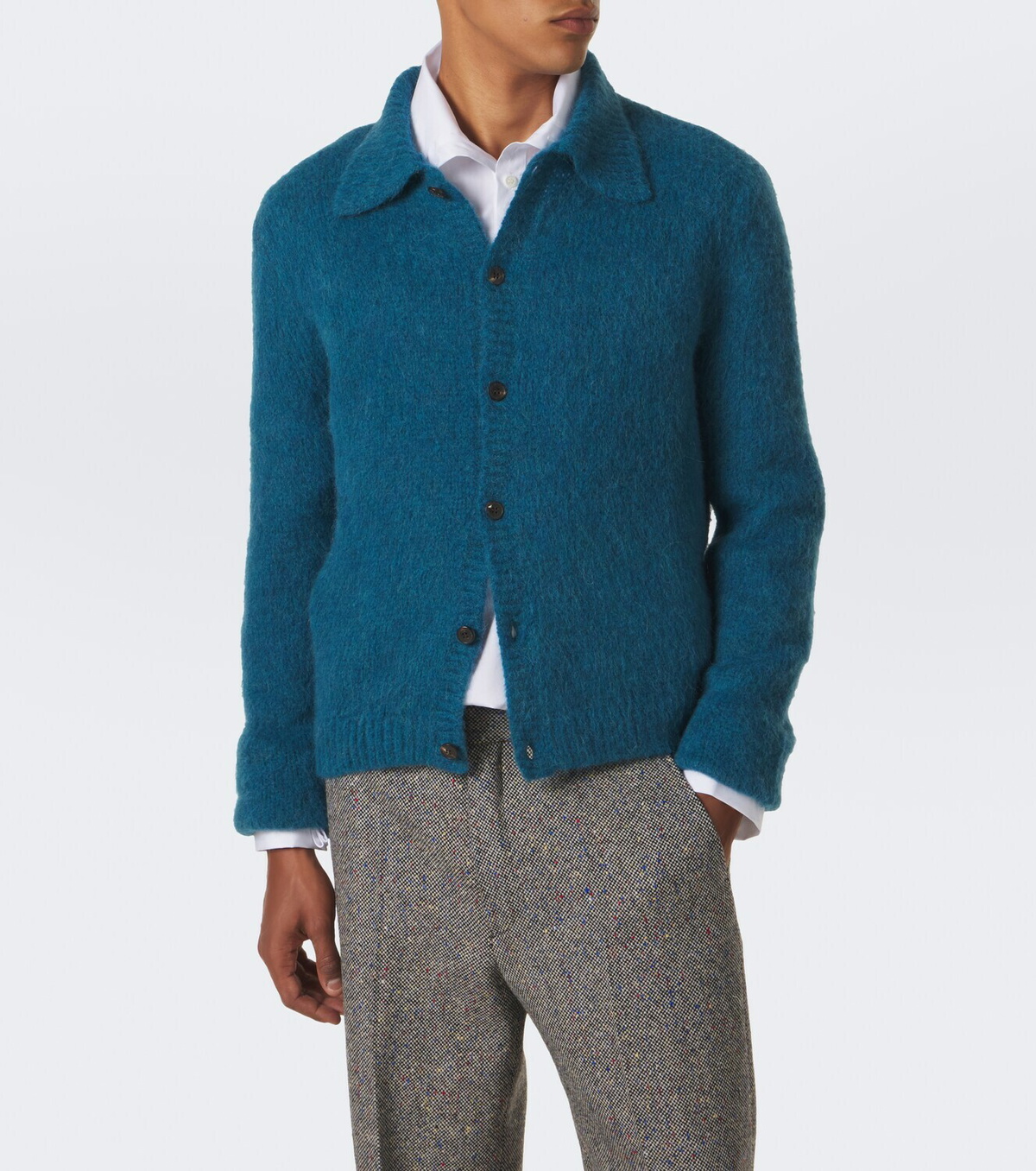 Dries Van Noten Alpaca and wool-blend cardigan