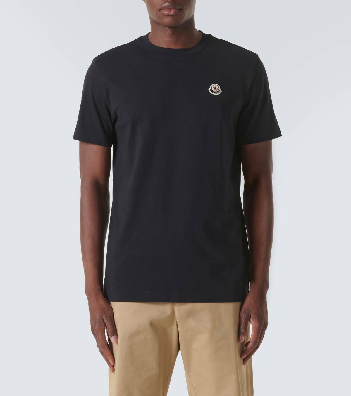 Moncler Set of 3 logo cotton jersey T-shirts Moncler