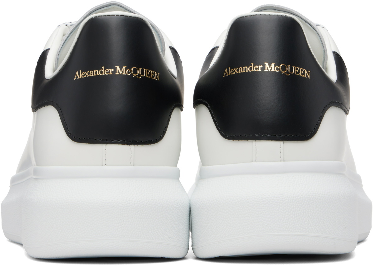 McQueen White & Black Oversized Sneakers