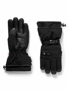 Moncler Grenoble - Leather-Trimmed GORE-TEX Ski Gloves - Black