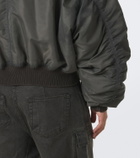 Rick Owens Secchia Flight satin bomber jacket