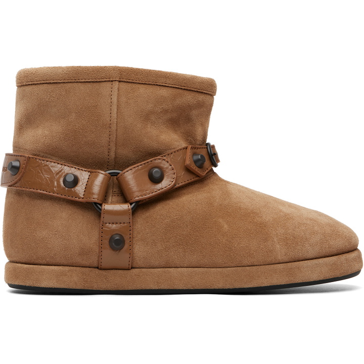 Photo: Balenciaga Tan Alaska Soft Boots