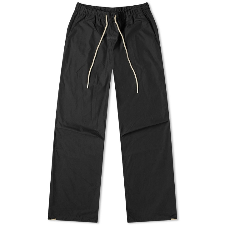 Photo: Fear of God ESSENTIALS Men's Relaxed Trouser in Jet Black