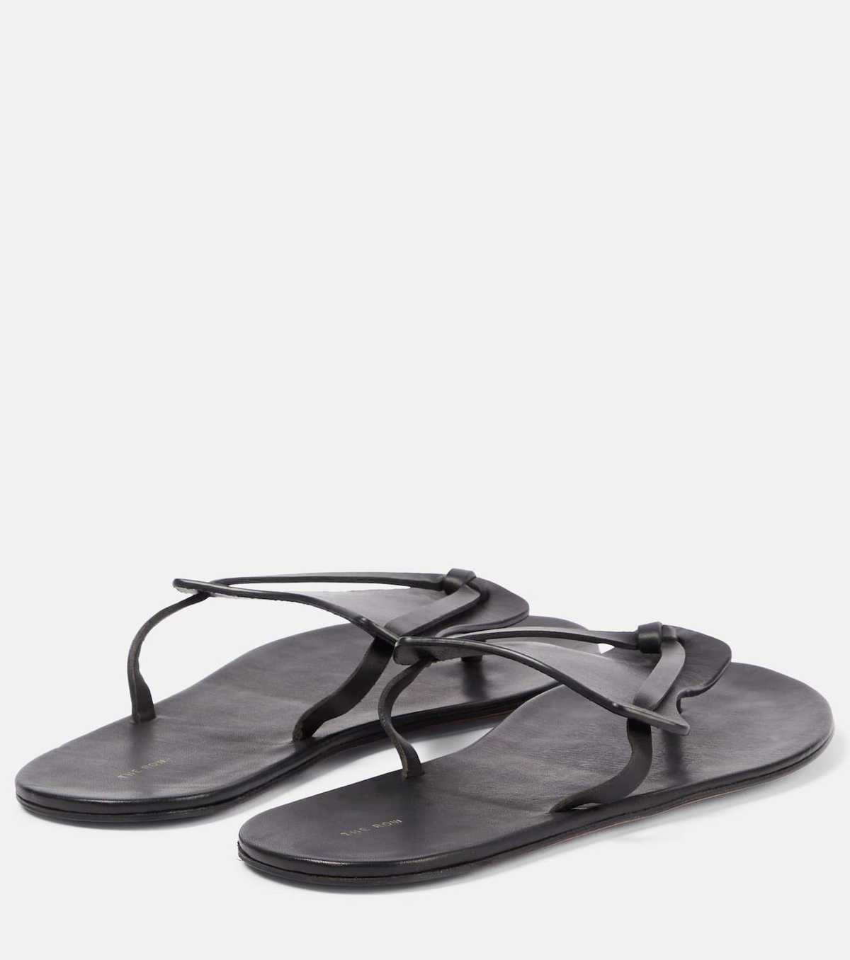 The Row Helena leather thong sandals