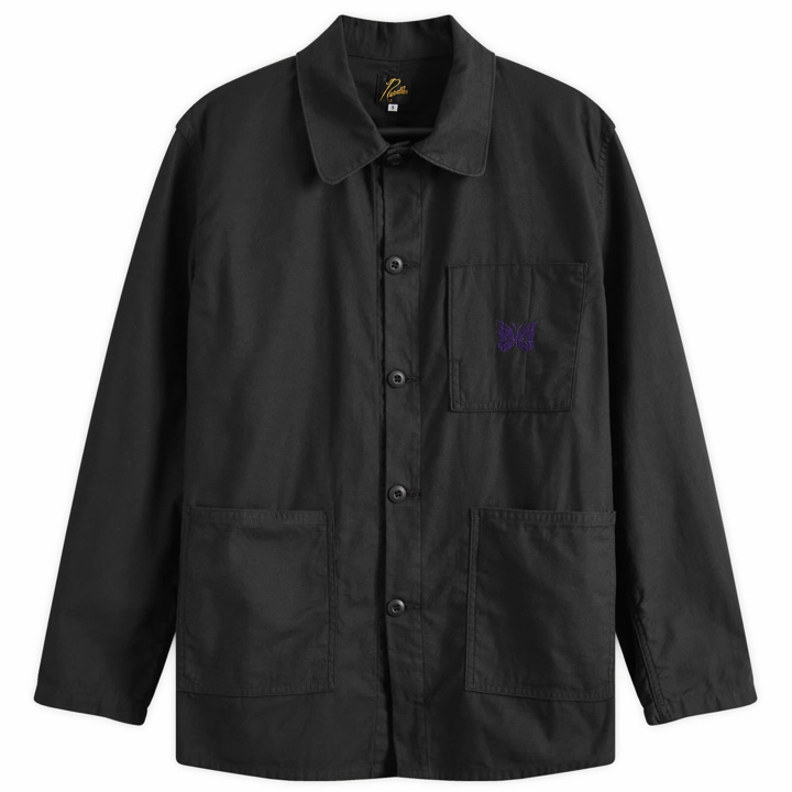 Photo: Needles Women's D.N. Coverall Jacket in Black