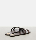 Saint Laurent Mabrouka leather sandals