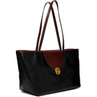 Versace Black Vivian Small Coated Canvas Tote