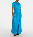 Loewe Cutout draped maxi dress