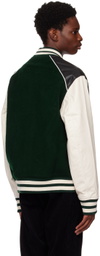 Axel Arigato Green Ivy Varsity Bomber Jacket