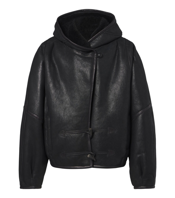 Photo: Isabel Marant Amiel hooded leather jacket