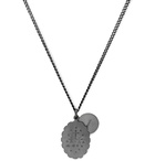 Miansai - Rhodium-Plated Pendant Necklace - Black