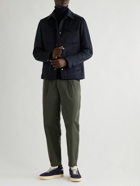 Herno - Wool and Cashmere-Blend Shirt Jacket - Blue