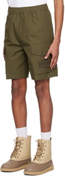 Stone Island Khaki Mock-Fly Shorts