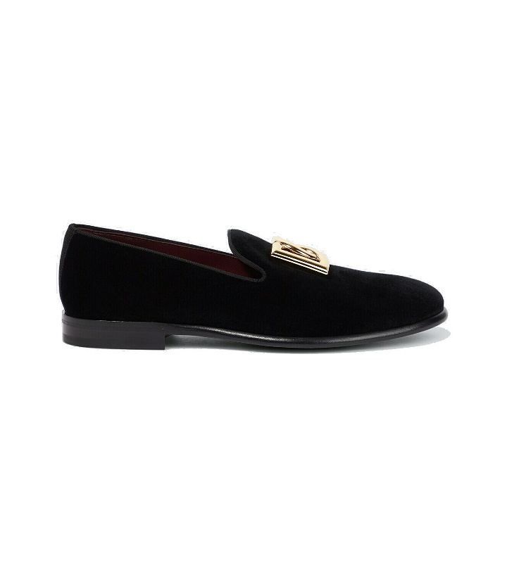 Photo: Dolce&Gabbana DG suede loafers