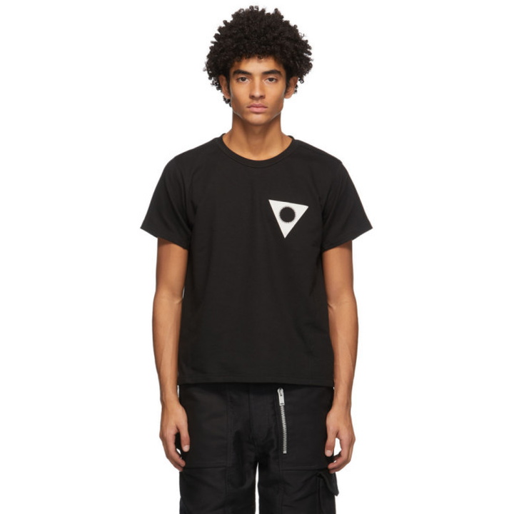 Photo: ADYAR SSENSE Exclusive Black French Terry Korps T-Shirt