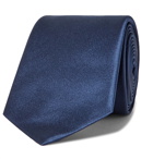 LANVIN - 7cm Silk Tie - Blue