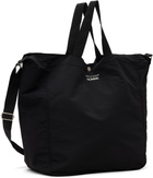 Comme des Garçons Homme Black Cotton Nylon Grosgrain Tote