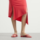 Melissa Women's x Ganni Thong Kitten Heel Sandals in Red
