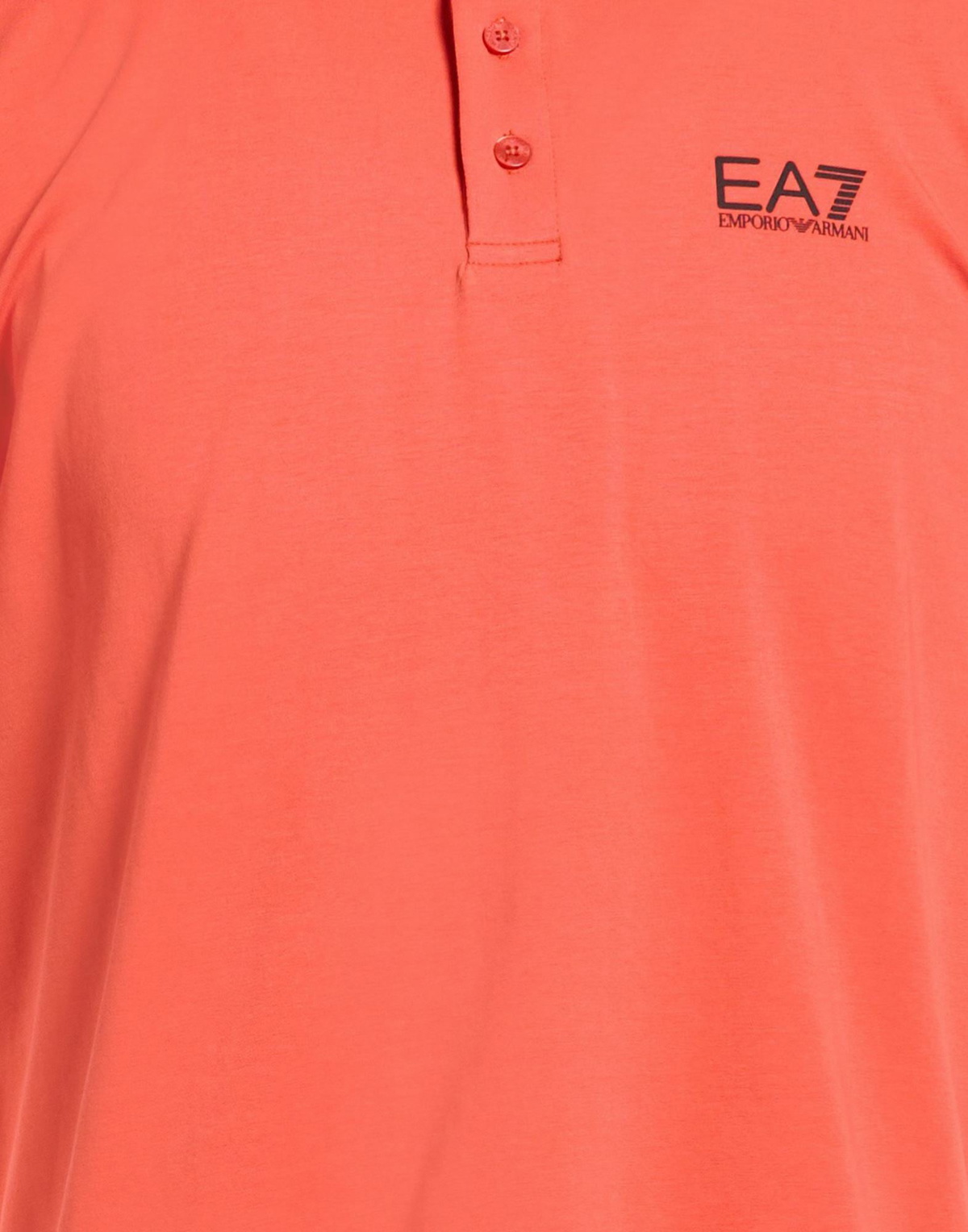Ea7 Mens Polo shirt in Orange