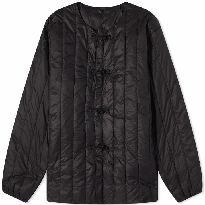 Photo: Taion Men's x Beams Lights Reversible Inner Down Jacket in Black/Black
