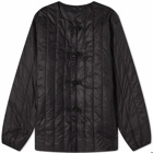 Taion Men's x Beams Lights Reversible Inner Down Jacket in Black/Black
