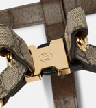 Gucci - GG Supreme S/M faux leather dog harness