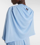 Proenza Schouler Frankie caped jersey maxi dress