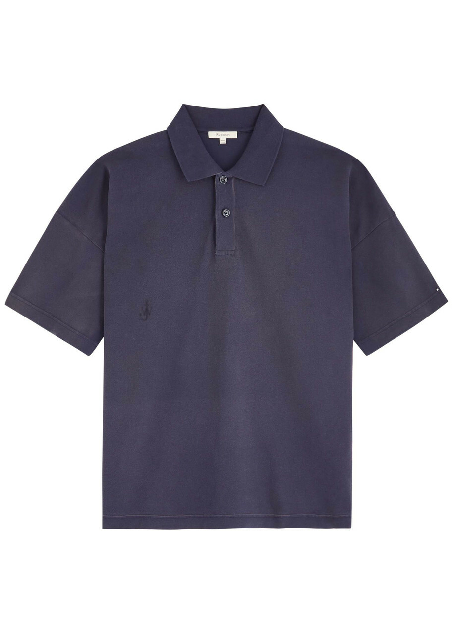 JW Anderson - Printed cotton polo shirt JW Anderson JW Anderson - Printed cotton polo shirt JW Anderson