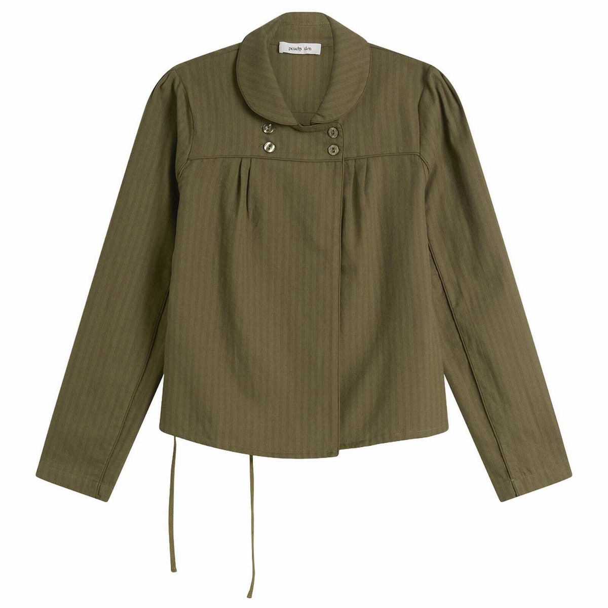 Peachy Den Women's The Coppola Lounge Top in Stripe