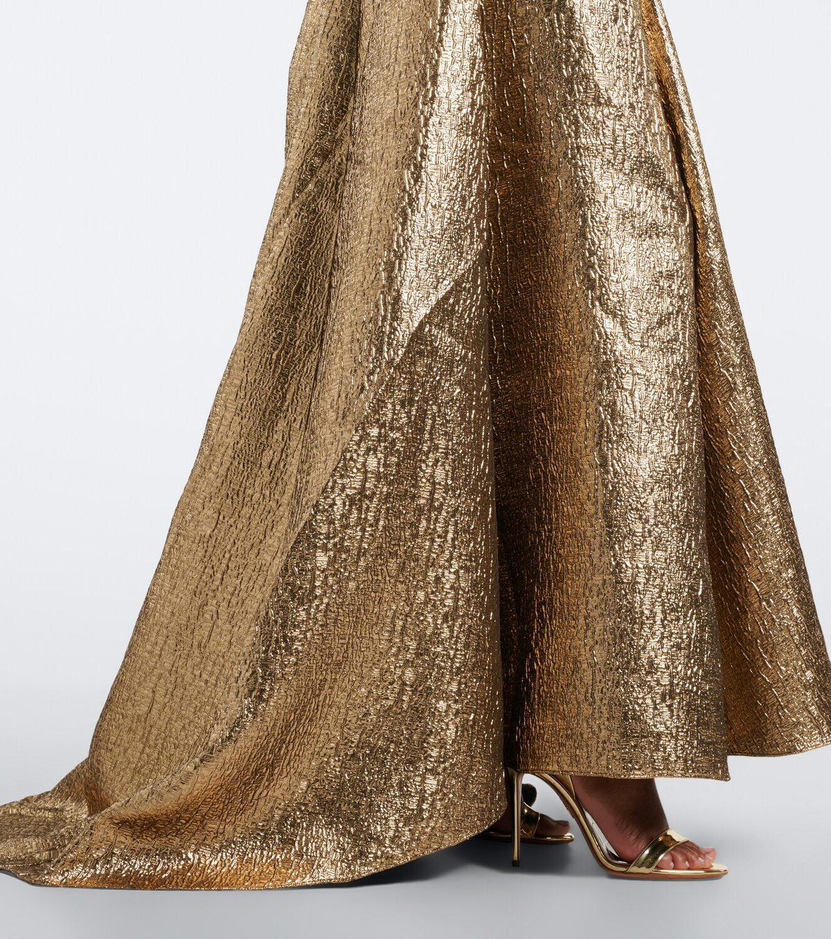 Roland Mouret Lamé jacquard gown