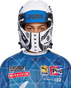 PUMA White & Blue A$AP Rocky Edition Padded Balaclava