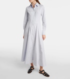 Gabriela Hearst Eugene cotton shirt dress