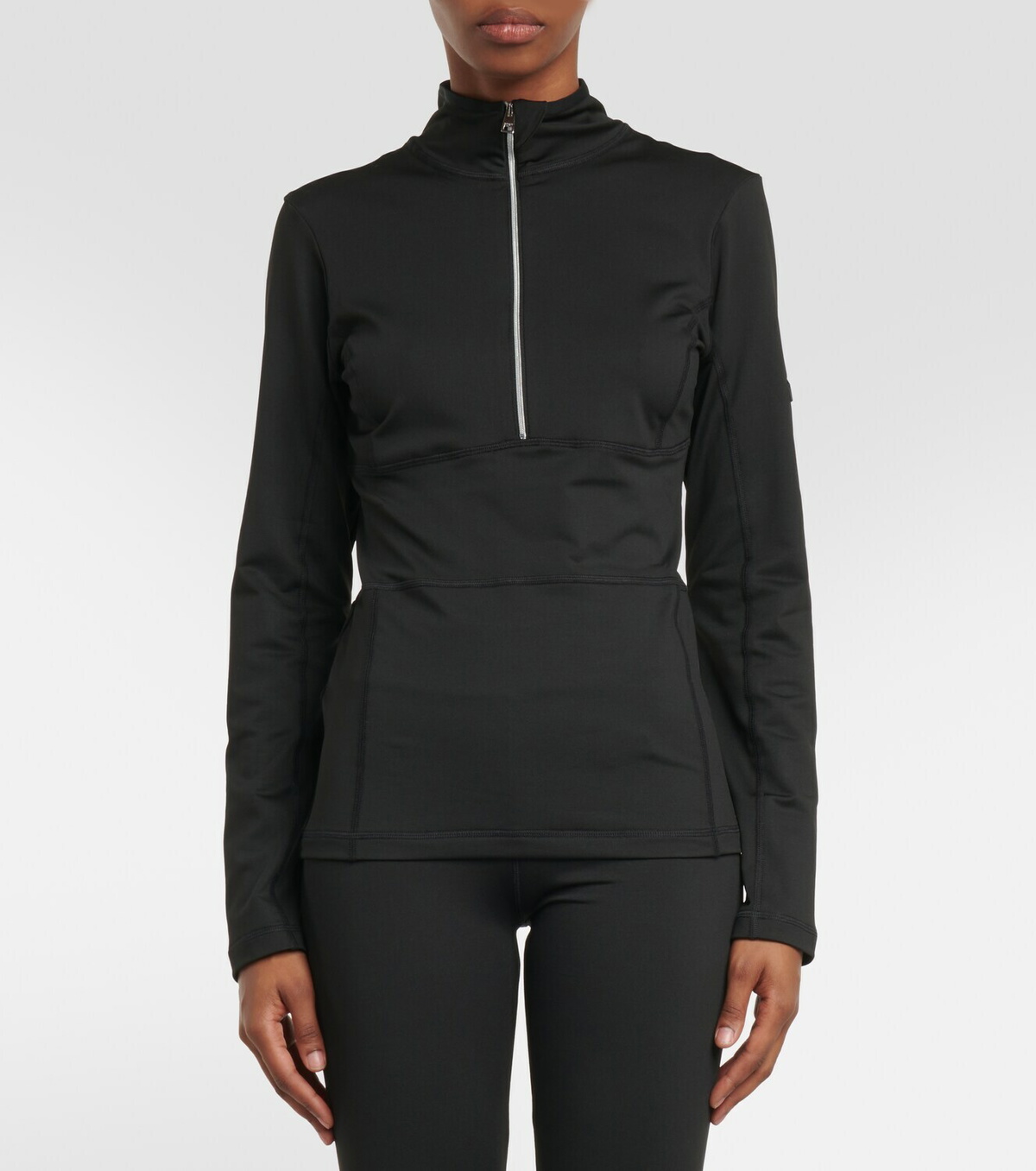 Jet Set Ginger Halfzip slim top
