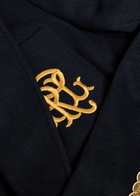Polo Ralph Lauren Logo-embroidered Cotton-blend Blazer Navy